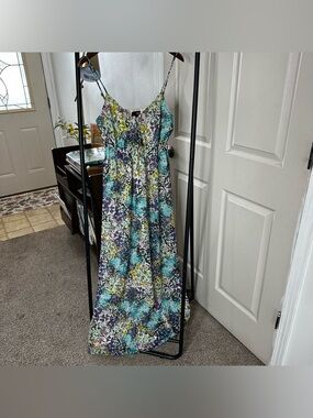 a.n.a Light Aqua Floral Maxi Dress ❄️